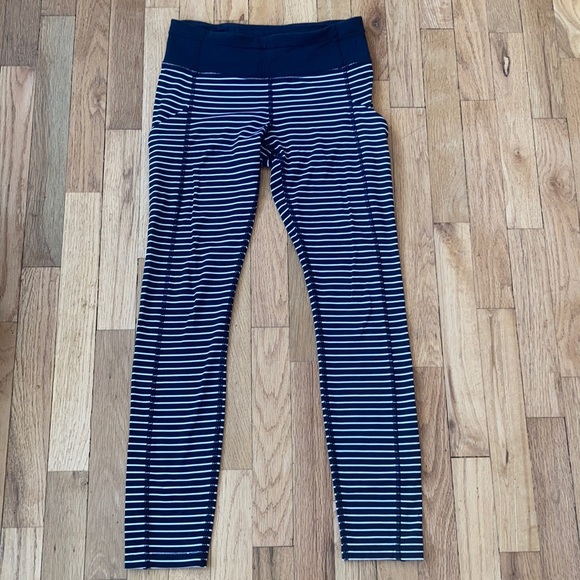 lululemon athletica Pants - Lululemon Speed Tight II 4 Parallel Stripe